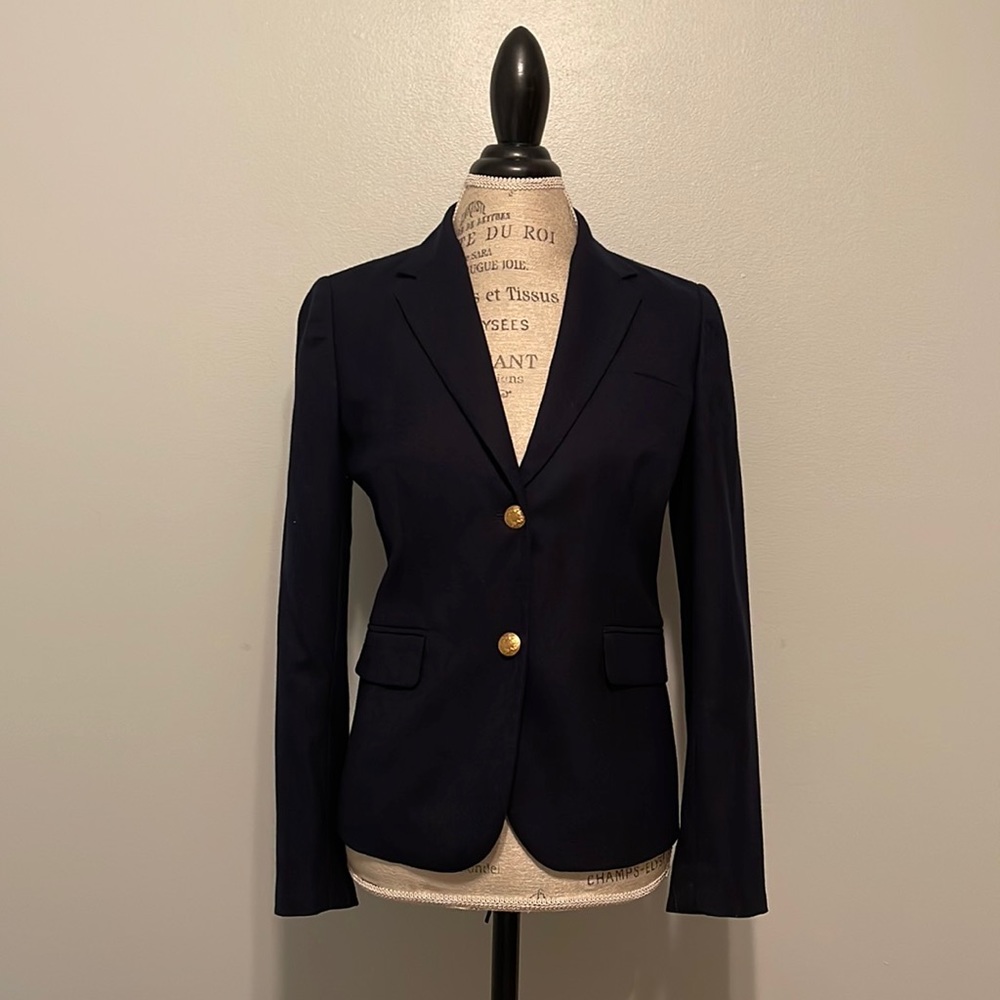 J.Crew Factory Schoolboy blazer in navy